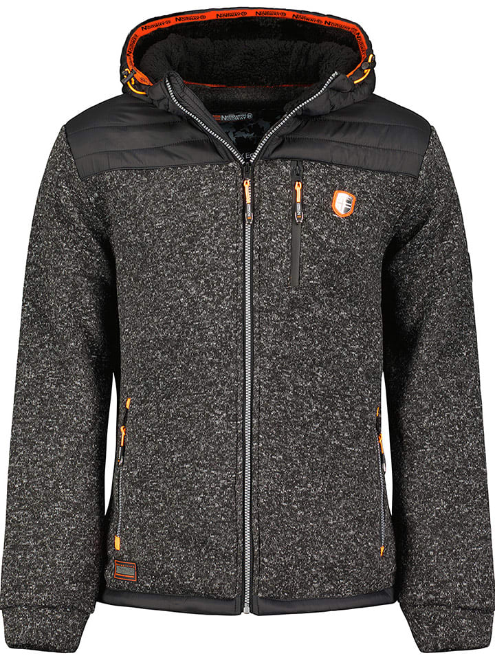 Geographical Norway Kurtka polarowa "Toledo" w kolorze antracytowym rozmiar: M