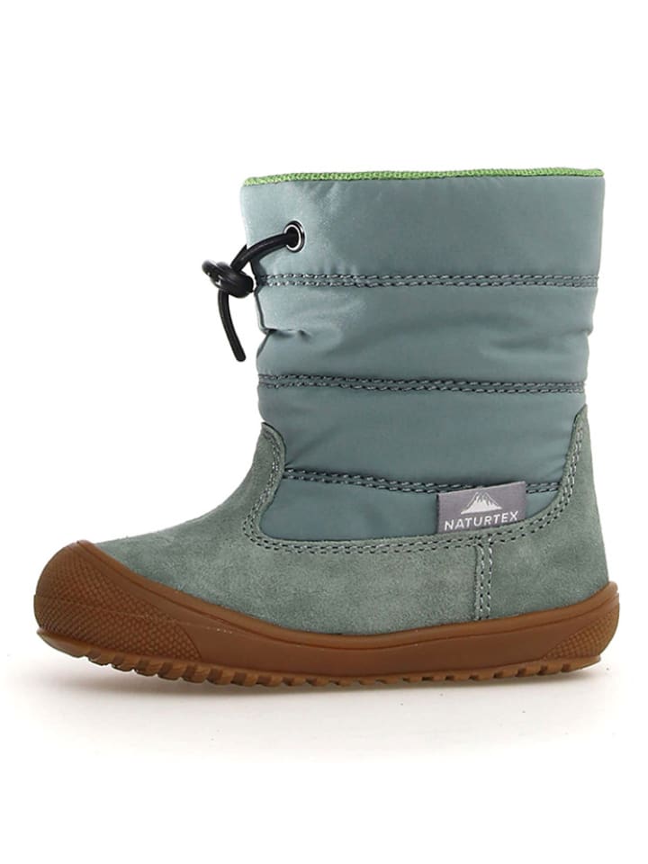 Naturino Kozaki zimowe w kolorze błękitnym rozmiar: 21