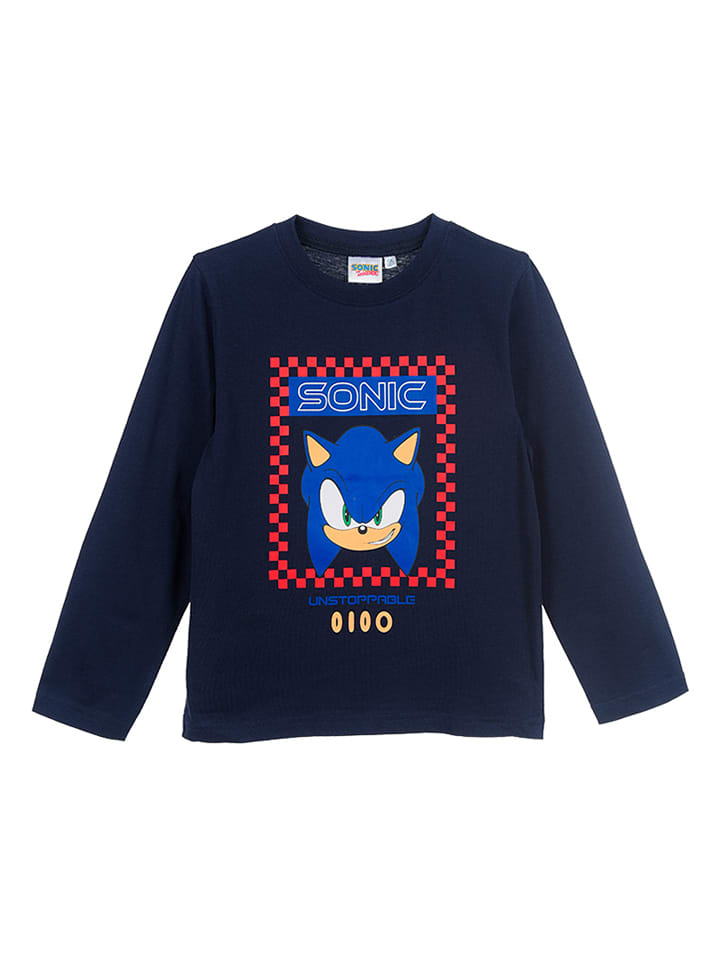 Sonic Koszulka "Sonic" w kolorze granatowym rozmiar: 98