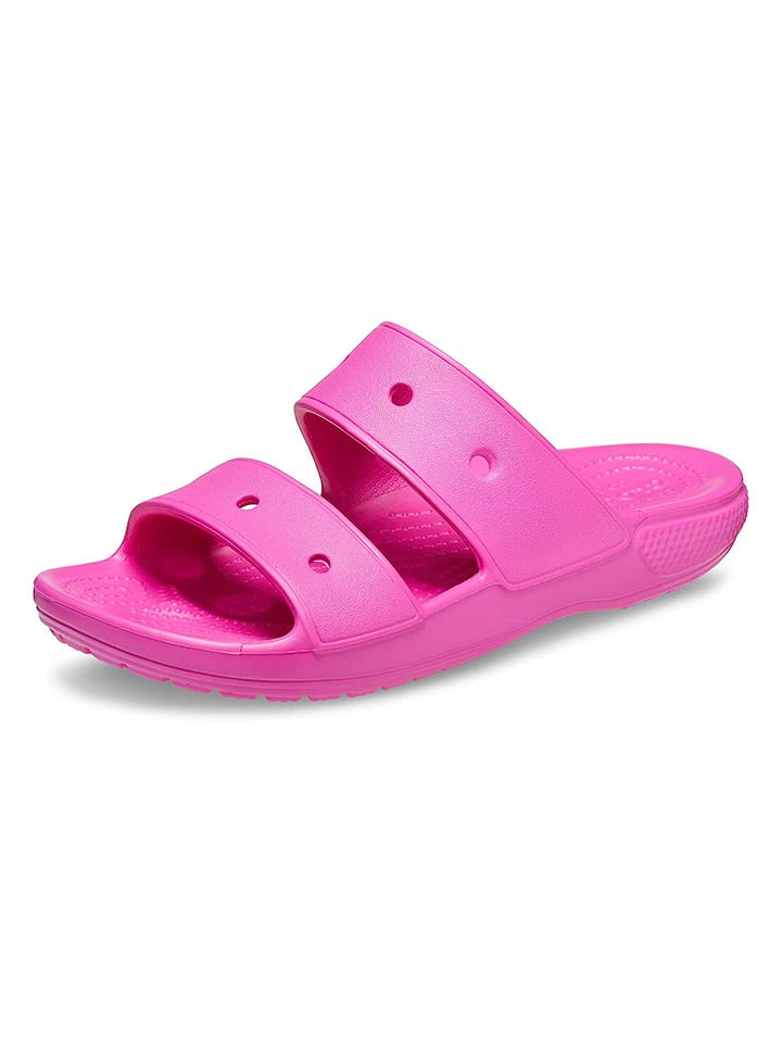 Crocs Klapki "Classic" w kolorze różowym rozmiar: 39/40