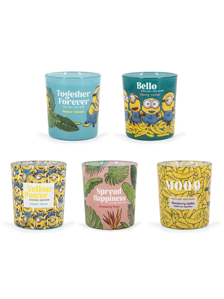 Minions Świece zapachowe (5 szt.) "Minions" rozmiar: onesize