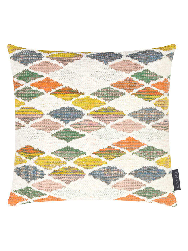 Magma Heimtex Poszewka "Naima" w kolorze kremowym ze wzorem na poduszkę - 40 x 40 cm rozmiar: onesize