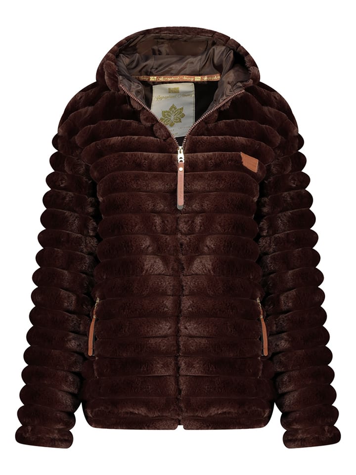 Geographical Norway Kurtka polarowa "Trebelle" w kolorze ciemnobrązowym rozmiar: L