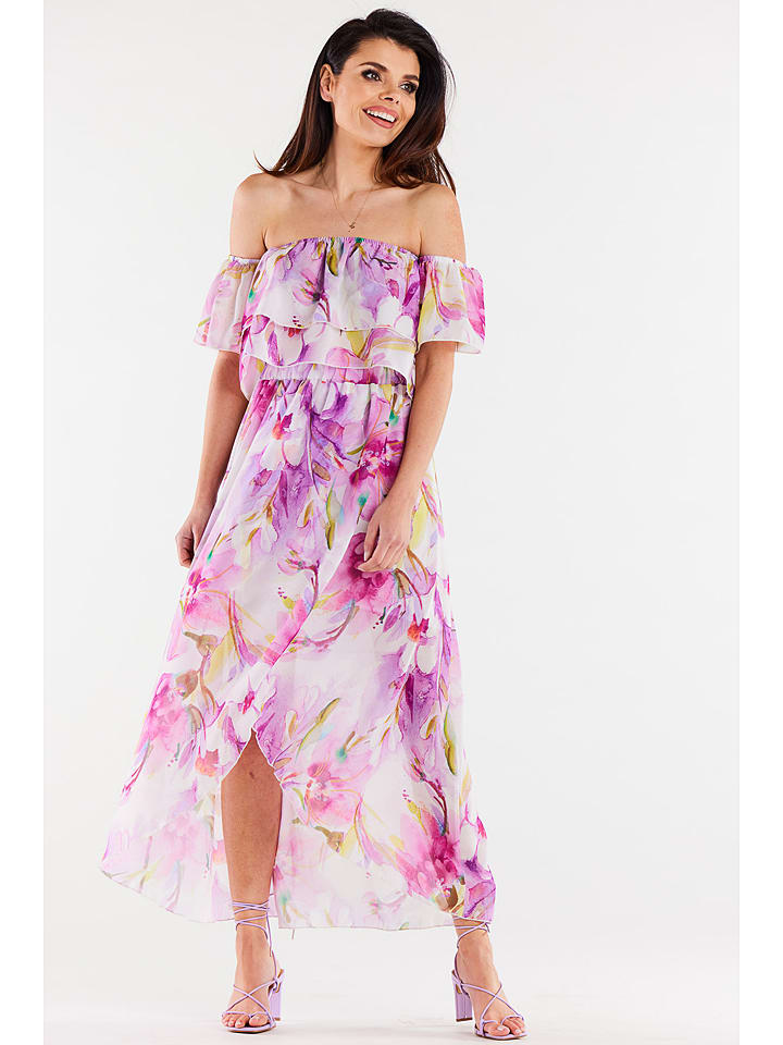 Awama Bluzka w kolorze jasnoróżowo-różowym rozmiar: S/M