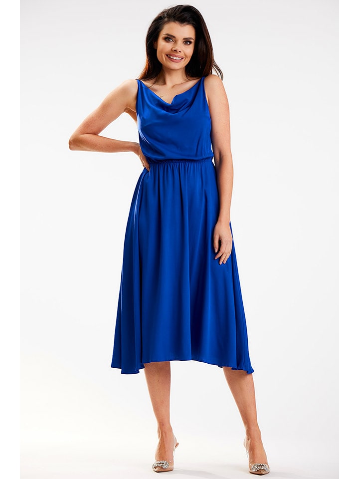 Awama Sukienka w kolorze niebieskim rozmiar: S