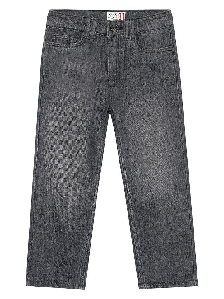 Noppies Dżinsy "Poultney" - Mom fit - w kolorze szarym rozmiar: 122