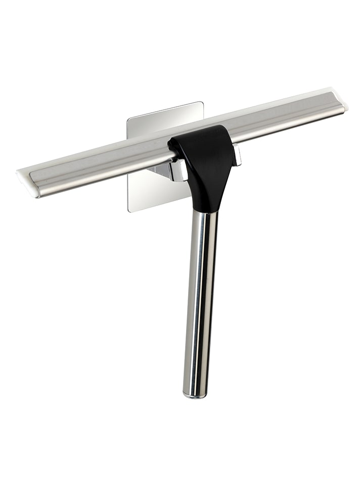 Wenko Ściągaczka do wody "Turbo-loc" w kolorze srebrnym - wys. 23 cm rozmiar: onesize