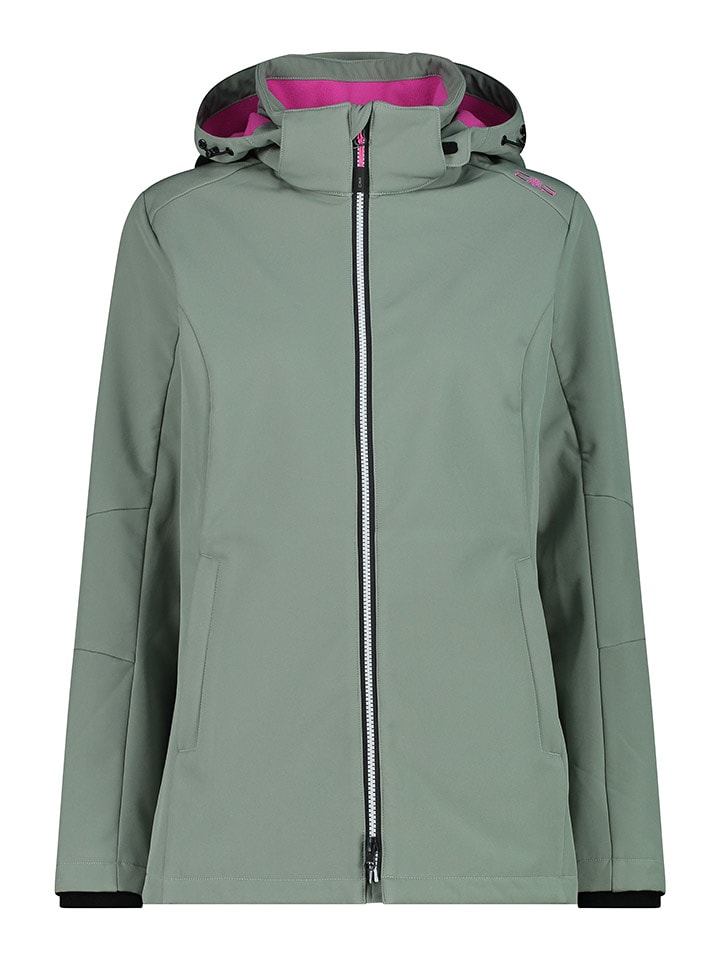 CMP Kurtka softshellowa w kolorze zielonym rozmiar: 44