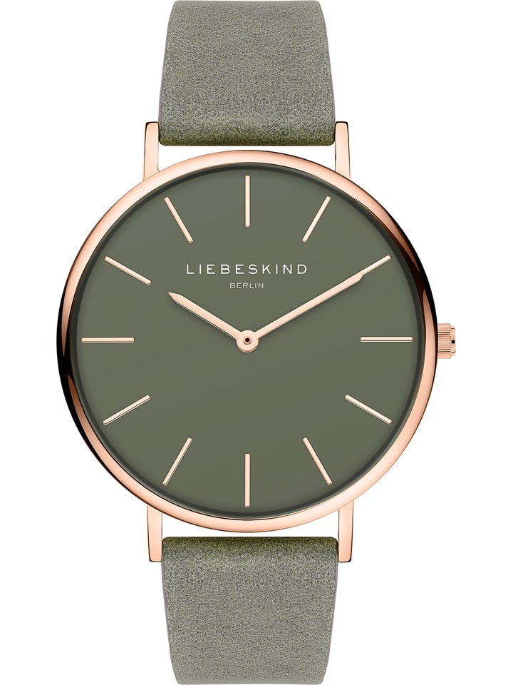 Liebeskind Zegarek kwarcowy w kolorze różowozłoto-zielonym rozmiar: onesize