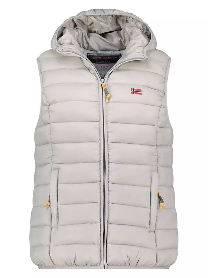 Geographical Norway Kamizelka pikowana "Vatikolor" w kolorze jasnoszarym rozmiar: XL