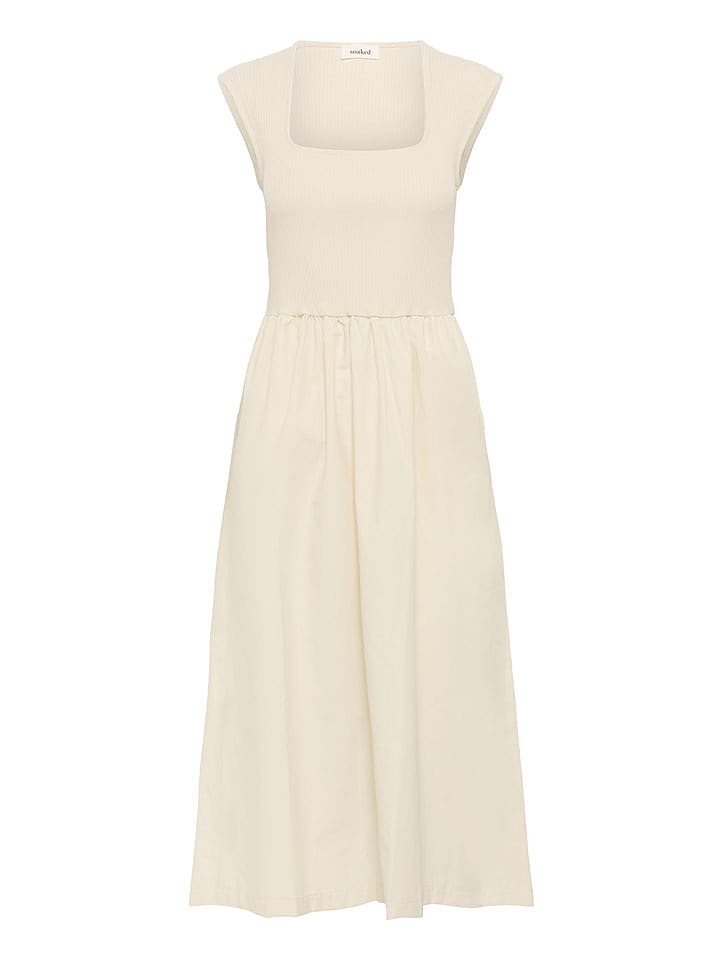 Soaked in Luxury Sukienka w kolorze kremowym rozmiar: S