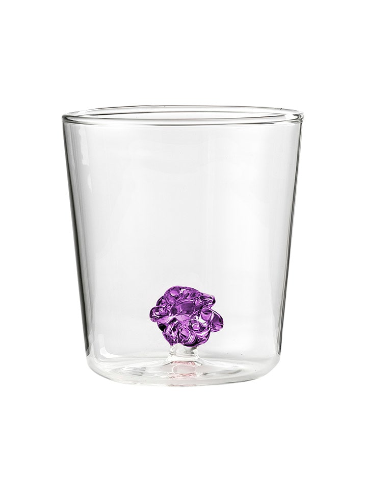 Onlylux Szklanka "Nodo dell’Amore" w kolorze fioletowym - wys. 9,3 cm rozmiar: onesize