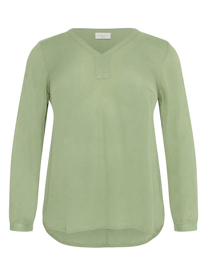 KAFFE curve Bluzka w kolorze zielonym rozmiar: 46