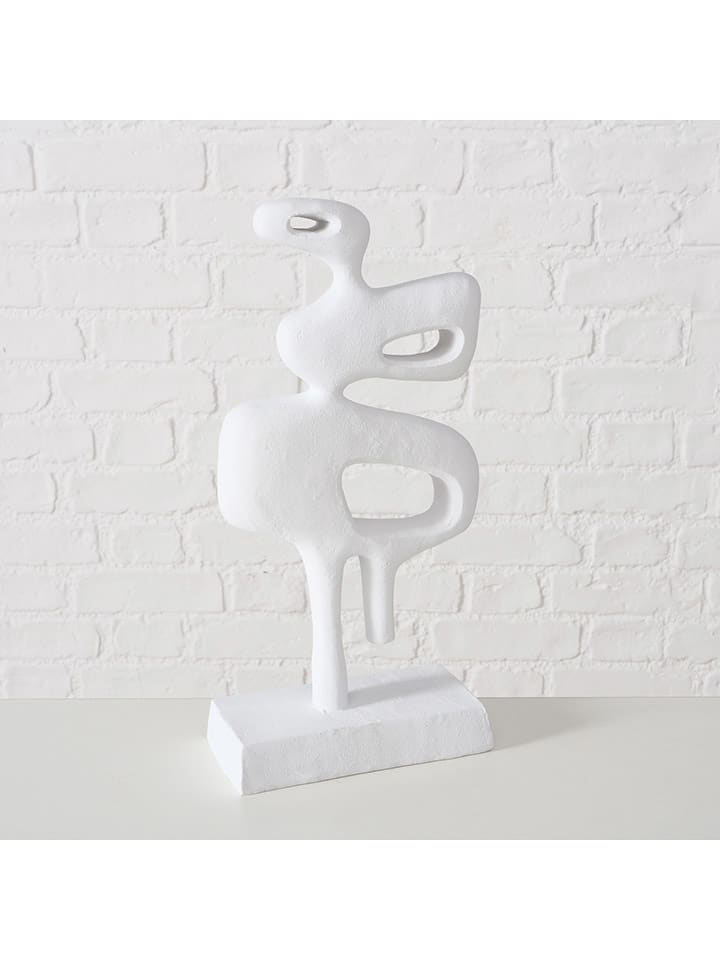 Boltze Dekoracja "Peco" w kolorze białym - 15 x 28 x 7,5 cm rozmiar: onesize