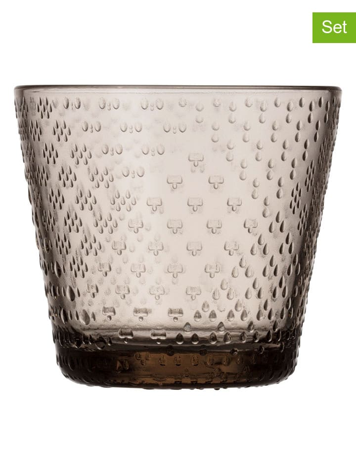 Moomin Szklanki (2 szt.) "Tundra" w kolorze beżowym - 290 ml rozmiar: onesize