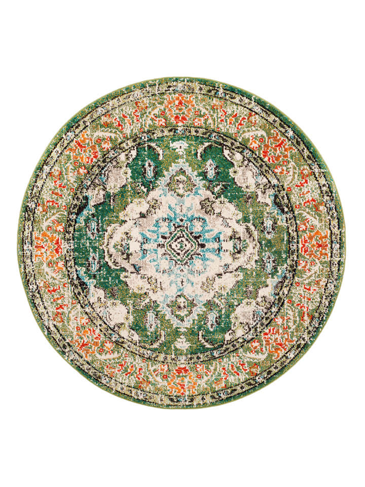 Safavieh Dywan "Monaco" w kolorze zielonym rozmiar: 152x152 cm