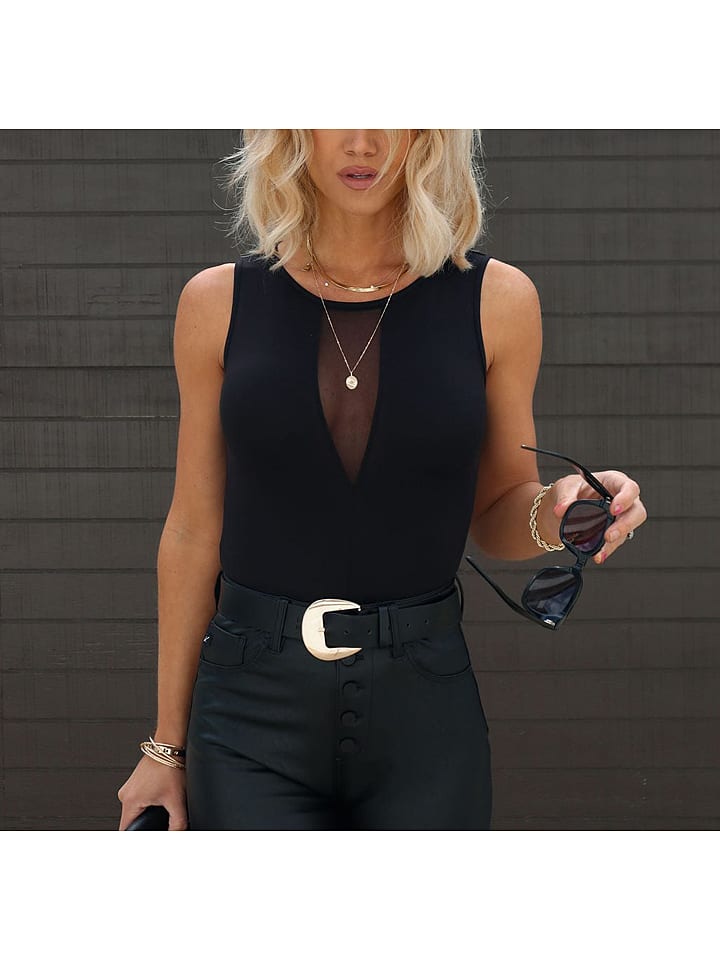 LA Angels Top w kolorze czarnym rozmiar: L