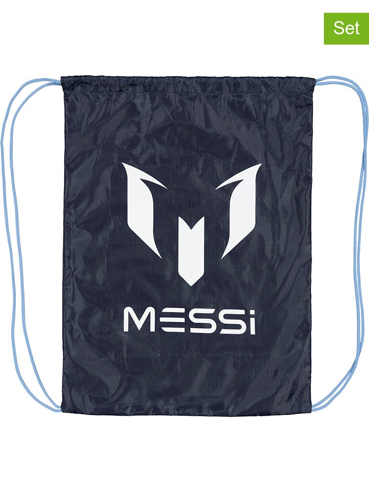 Messi Worki sportowe (2 szt.) w kolorze granatowym - 44 x 33 cm rozmiar: onesize