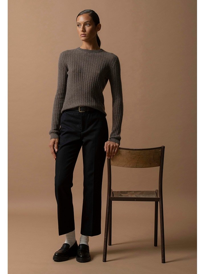 Perfect Cashmere Kaszmirowy sweter "Kylie" w kolorze brązowym rozmiar: L