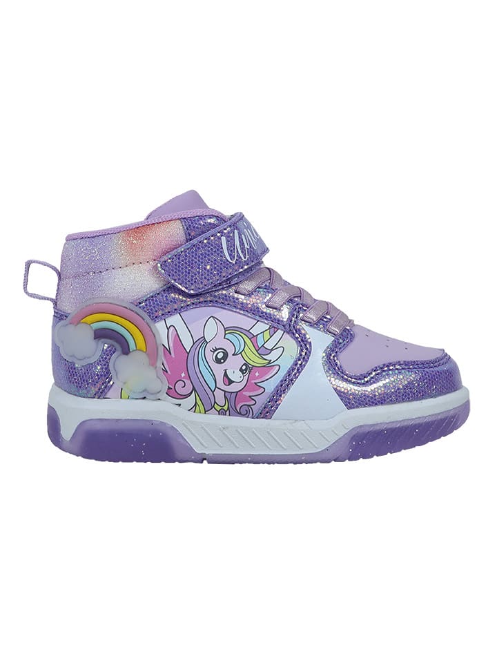 Unicorn Sneakersy w kolorze fioletowo-białym rozmiar: 31