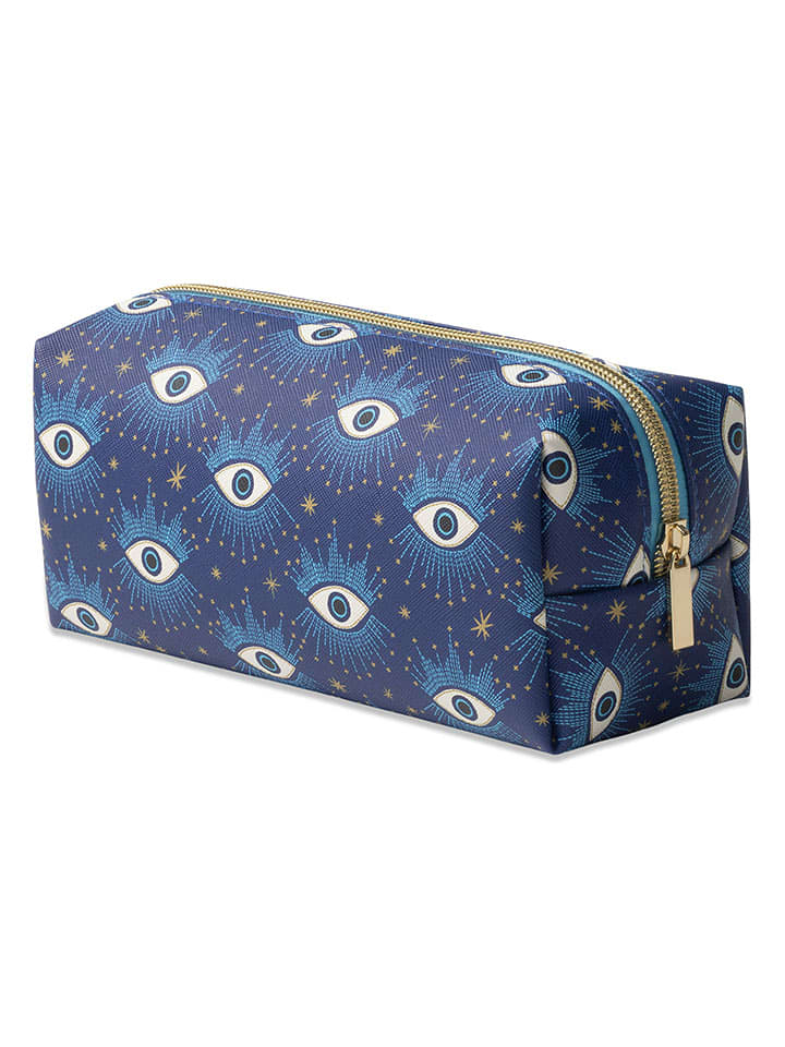 DESIGNWORKS INK ® Piórnik "Starry Eyed" w kolorze granatowym - 21 x 9,5 cm rozmiar: onesize