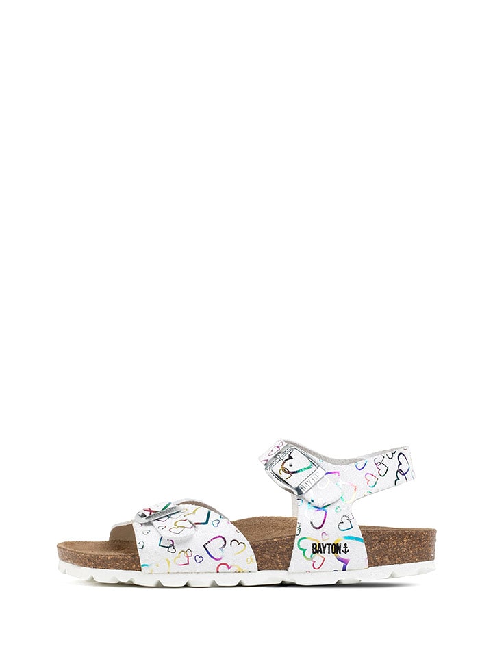 BAYTON Sandały "Pegase" w kolorze białym ze wzorem rozmiar: 32