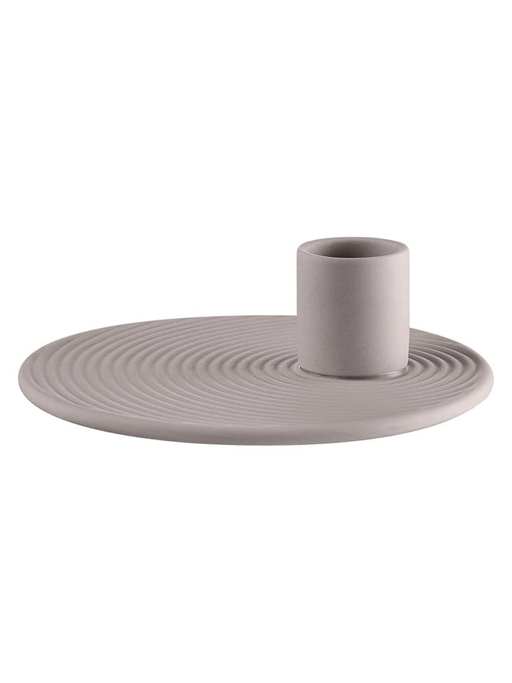 Blomus Świecznik "Nona" w kolorze szarobrązowym - wys. 3,5 x Ø 12 cm rozmiar: onesize