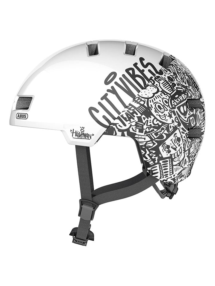 ABUS Kask rowerowy "Skurb ACE" w kolorze biało-czarnym rozmiar: 58-61 cm