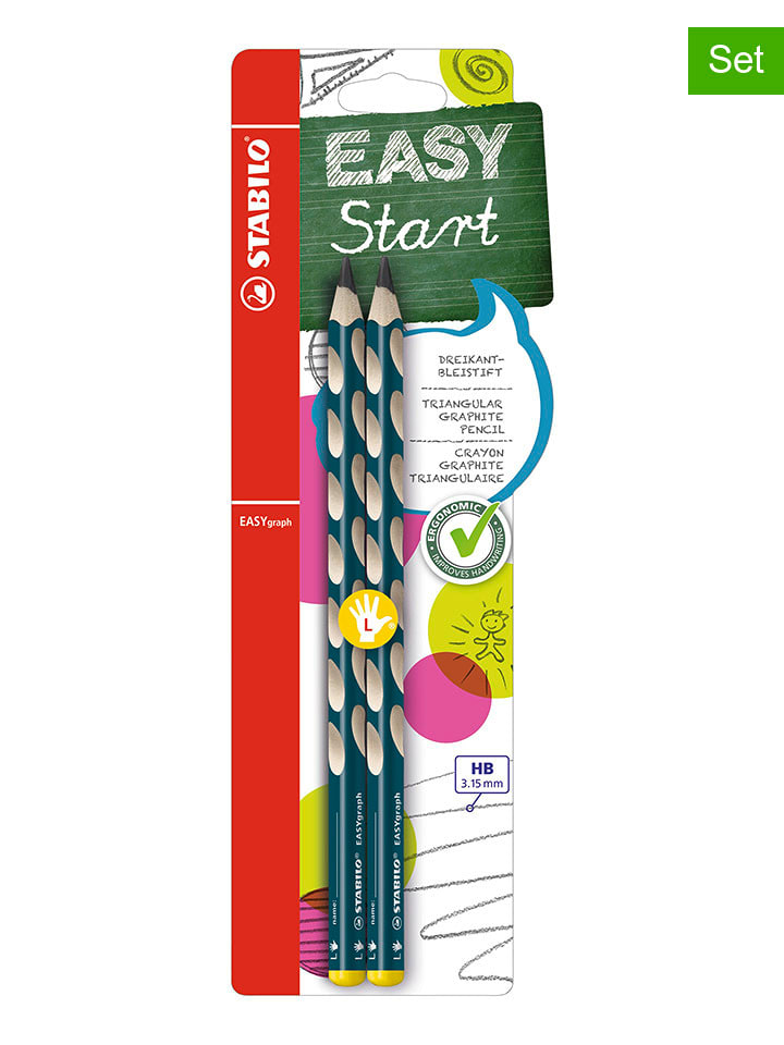 STABILO Ołówki (4 szt.) "EASYgraph R" w kolorze morskim rozmiar: onesize