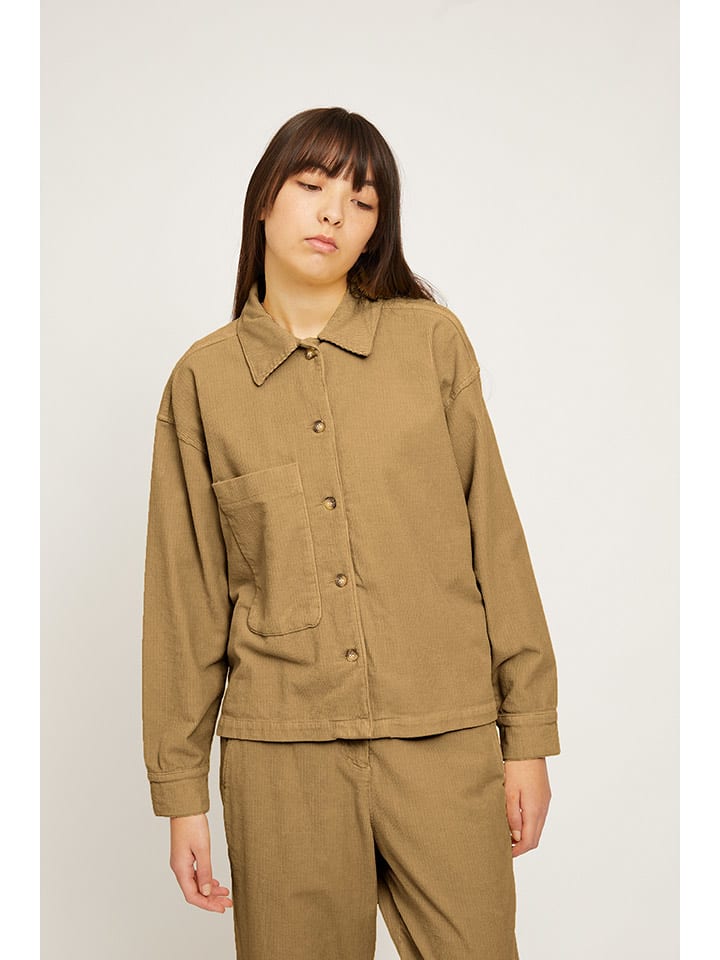 MAZINE Koszula "Luna" w kolorze jasnobrązowym rozmiar: L