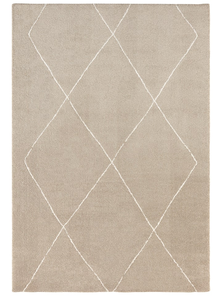 Elle Decoration Dywan "Massy" w kolorze beżowo-kremowym rozmiar: 160x230 cm