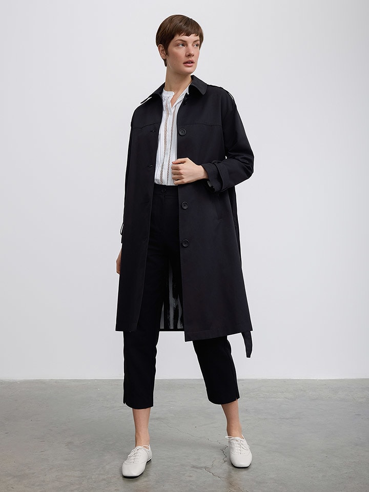 BGN Trencz w kolorze czarnym rozmiar: 38