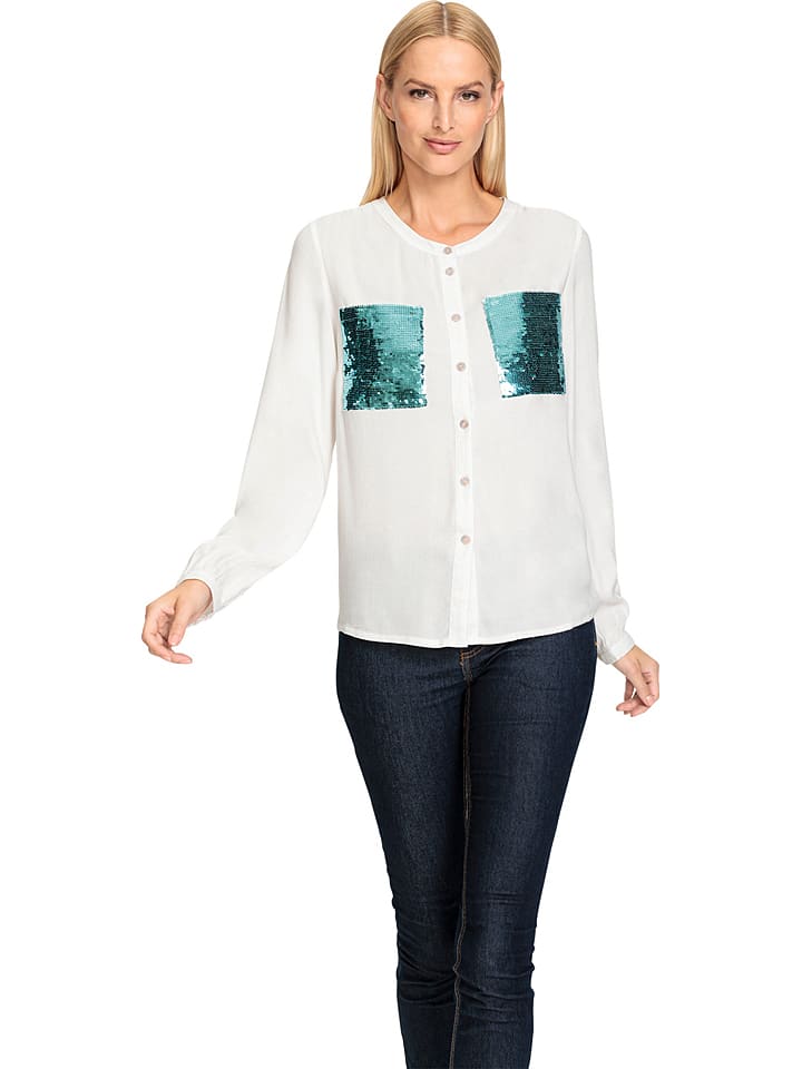 Heine Bluzka w kolorze białym rozmiar: 42