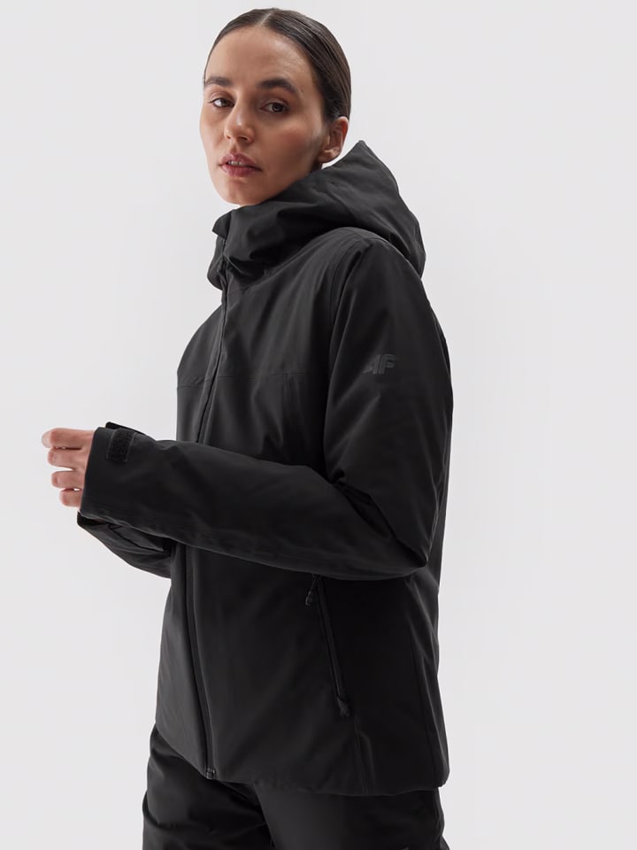 4F Kurtka narciarska w kolorze czarnym rozmiar: M