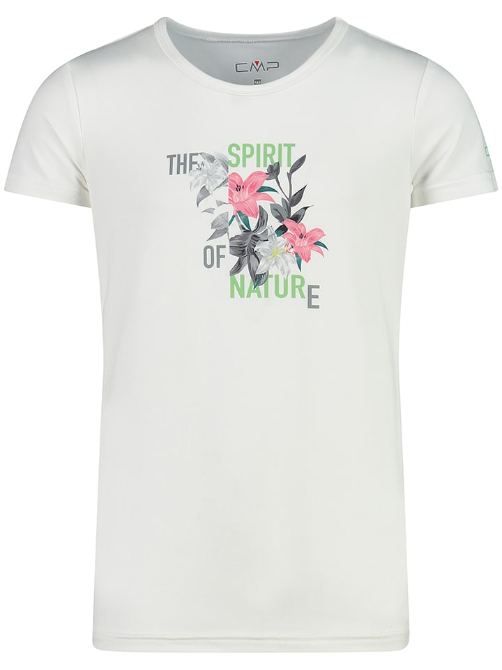 cmp Koszulka funkcyjna w kolorze białym rozmiar: 164