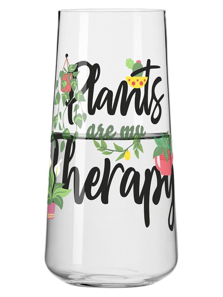 RITZENHOFF Szklanka "Home+Garden" w kolorze czarno-zielonym - 600 ml rozmiar: onesize