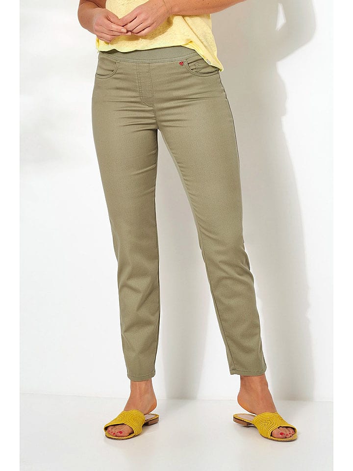 Relaxed by TONI Spodnie w kolorze khaki rozmiar: W21