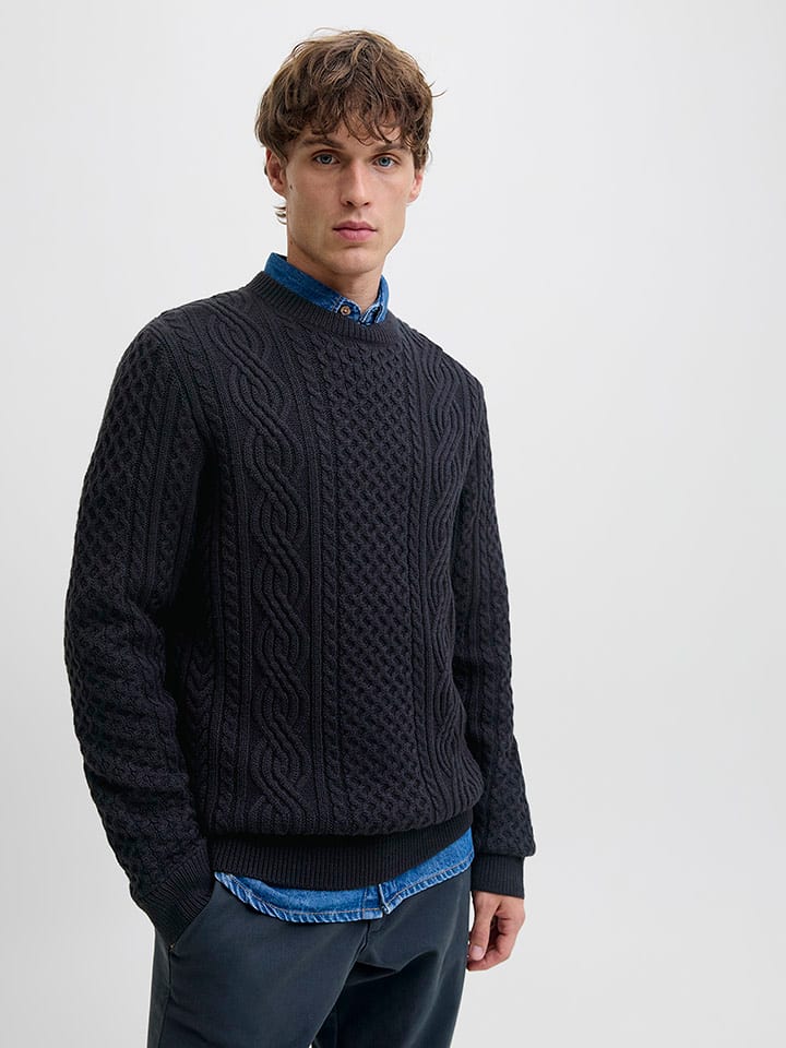 Jack & Jones Sweter w kolorze granatowym rozmiar: XL