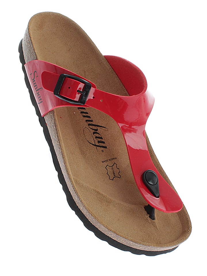 Sunbay Japonki "Camelia" w kolorze czerwonym rozmiar: 37