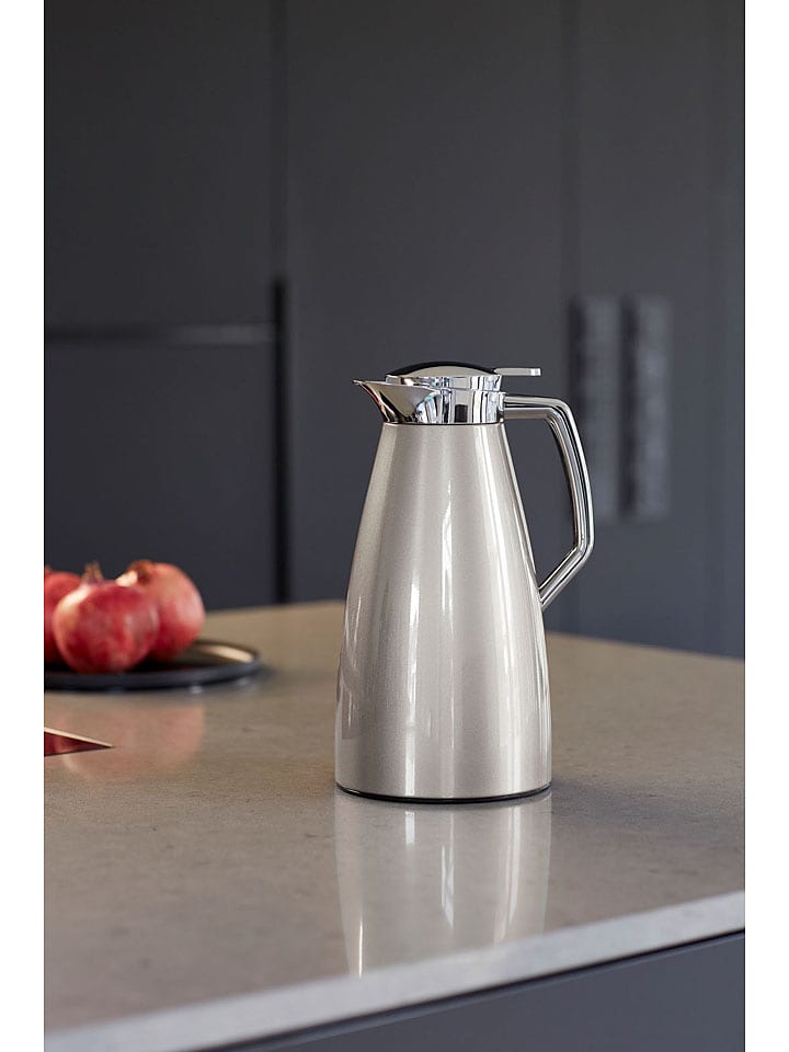 Emsa Dzbanek termiczny "Plaza" w kolorze srebrnym - 1 l rozmiar: onesize