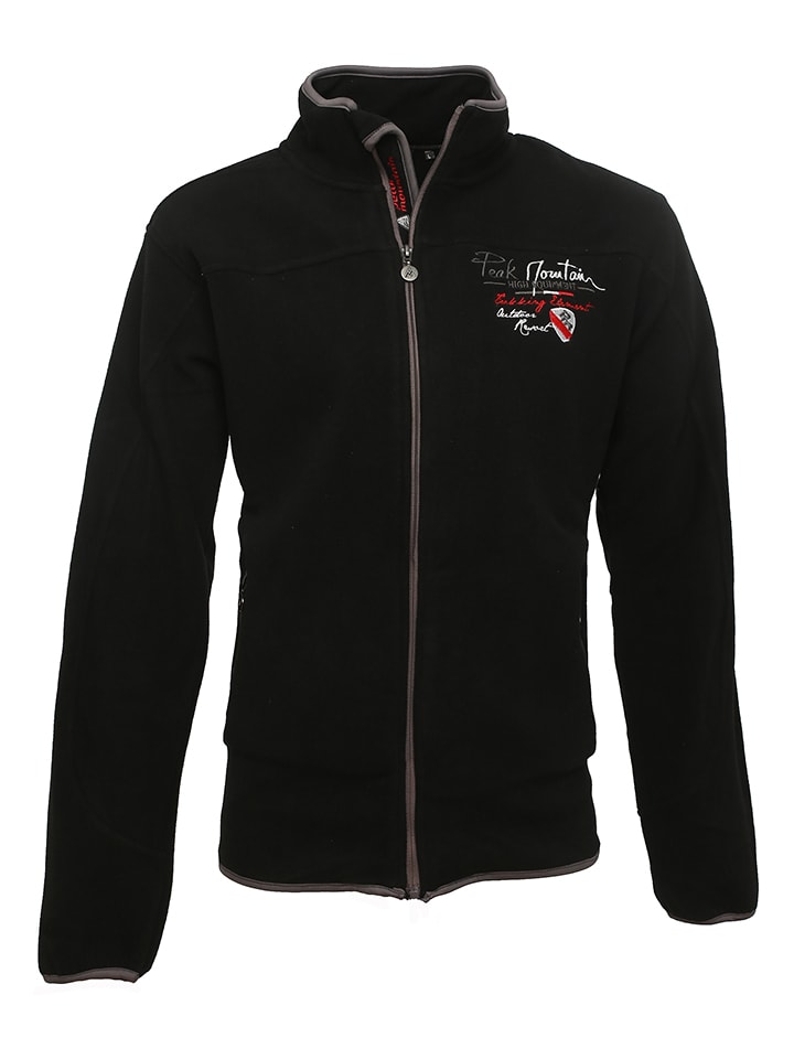 Peak Mountain Kurtka polarowa w kolorze czarnym rozmiar: L