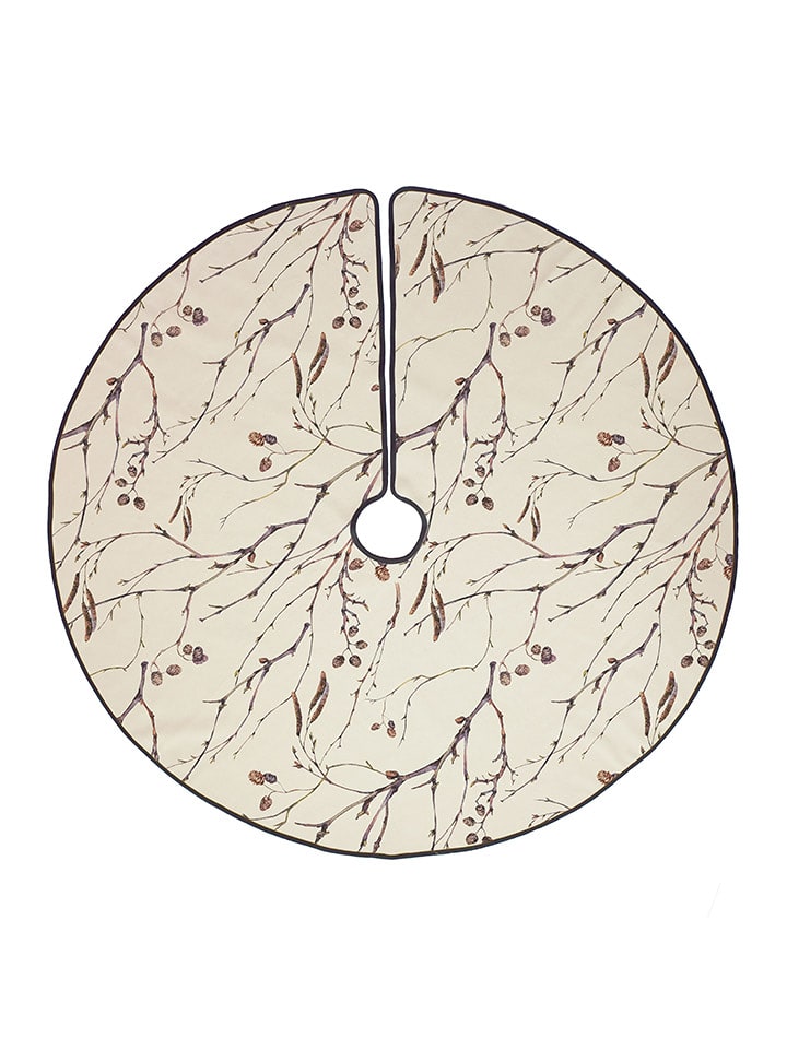 Butter Kings Spódnica choinkowa w kolorze kremowo-jasnobrązowym - Ø 130 cm rozmiar: onesize