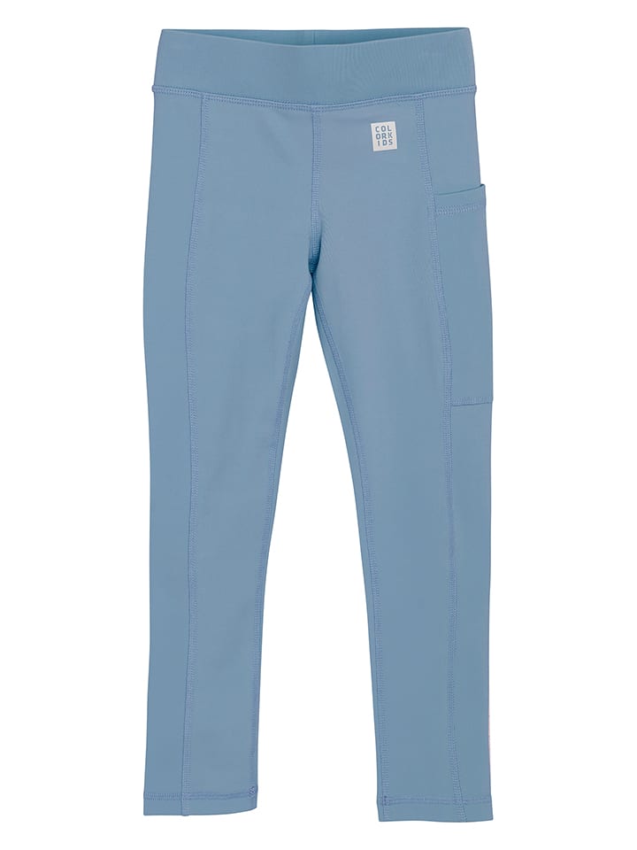 Color Kids Legginsy w kolorze niebieskim rozmiar: 128