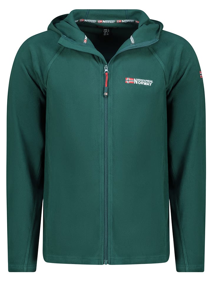 Geographical Norway Kurtka polarowa "Tugood" w kolorze zielonym rozmiar: 128