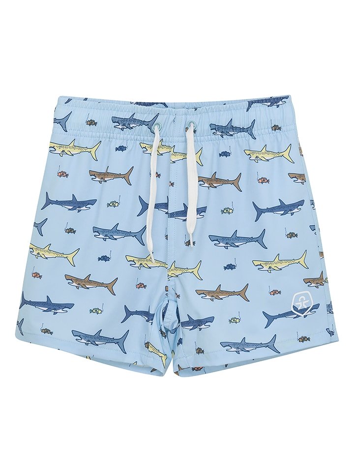 Color Kids Szorty kąpielowe w kolorze błękitnym ze wzorem rozmiar: 164