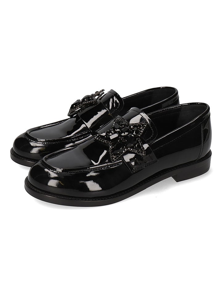 MELVIN & HAMILTON Skórzane mokasyny "Valeska 3" w kolorze czarnym rozmiar: 35