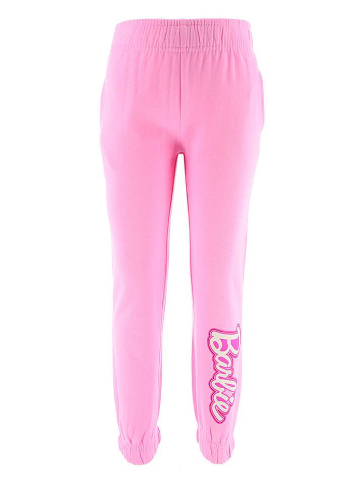 Barbie Spodnie dresowe "Barbie" w kolorze jasnoróżowym rozmiar: 140