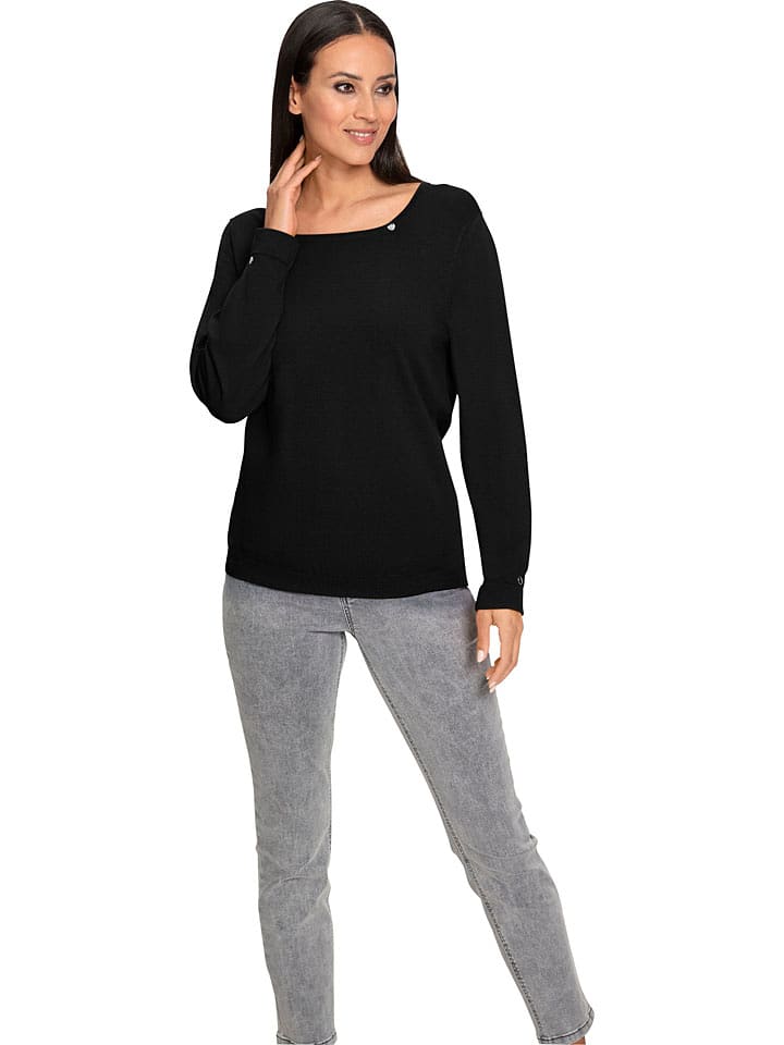 Heine Sweter w kolorze czarnym rozmiar: 42