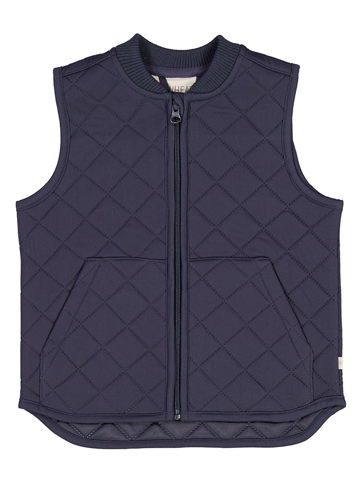 Wheat Kamizelka termiczna "Ede" w kolorze granatowym rozmiar: 110