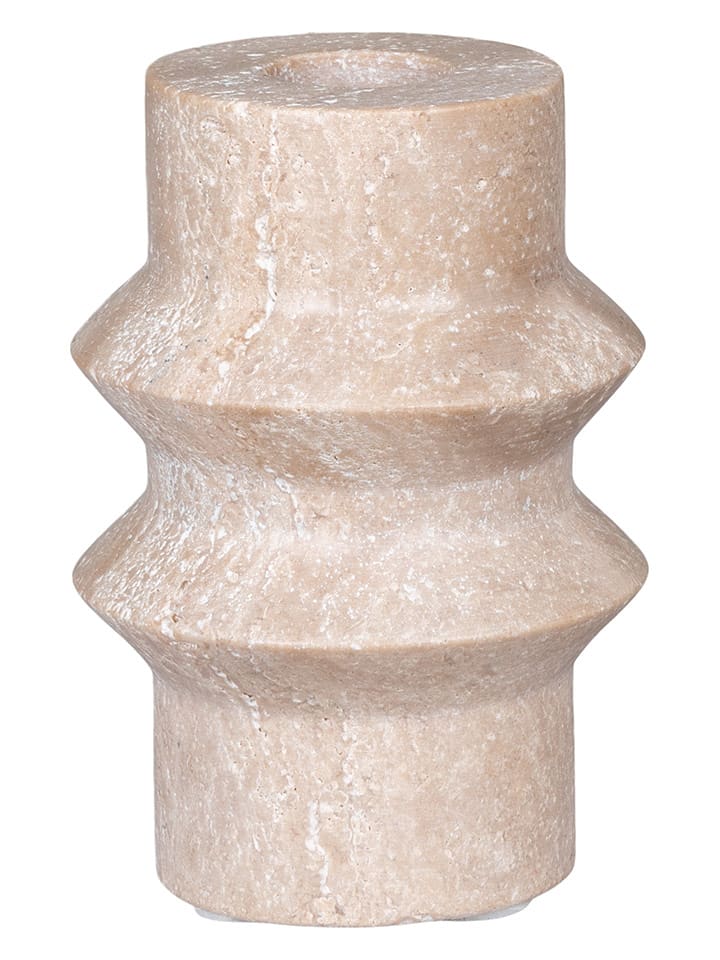 House Nordic Świecznik w kolorze beżowym - wys. 10 x Ø 7 cm rozmiar: onesize